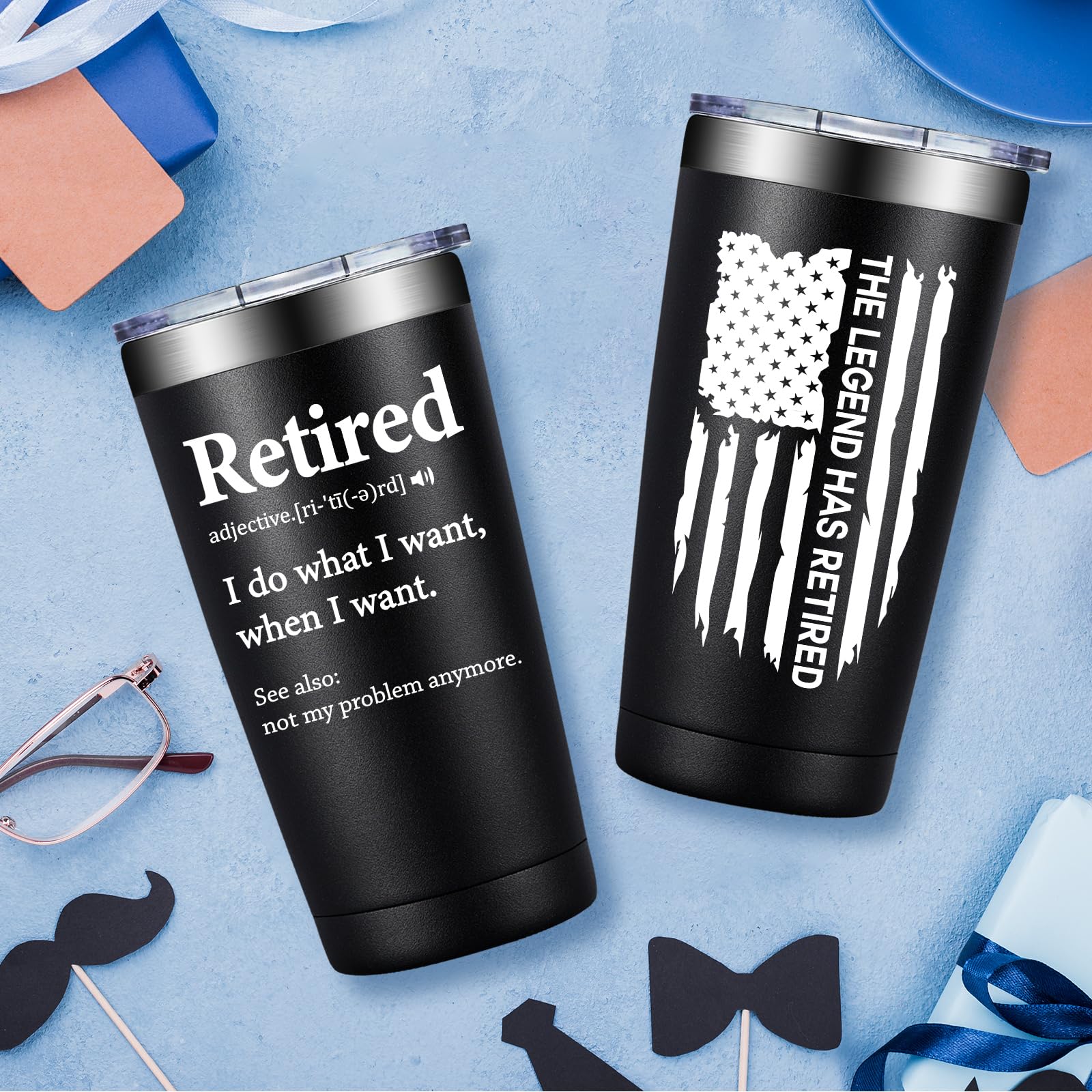 SpenMeta USA 250th Anniversary Merchandise, America 250 Merch Gifts, 20 0z 250 Year United States Independence Day Anniversary Tumbler Cup